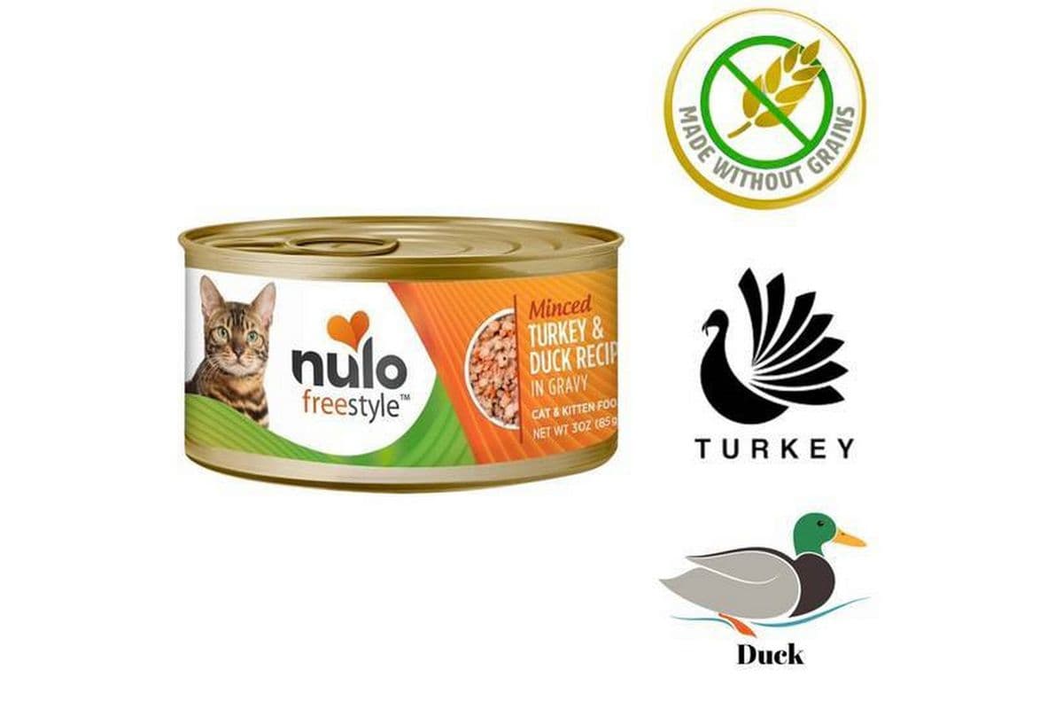 Nulo Freestyle Minced Turkey and Duck Canned Cat Food (3 oz)