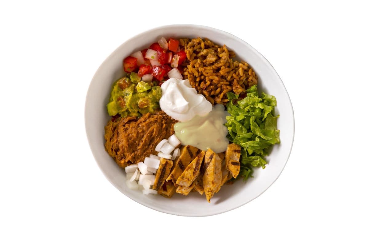 Marinated Chicken Burrito Bowl