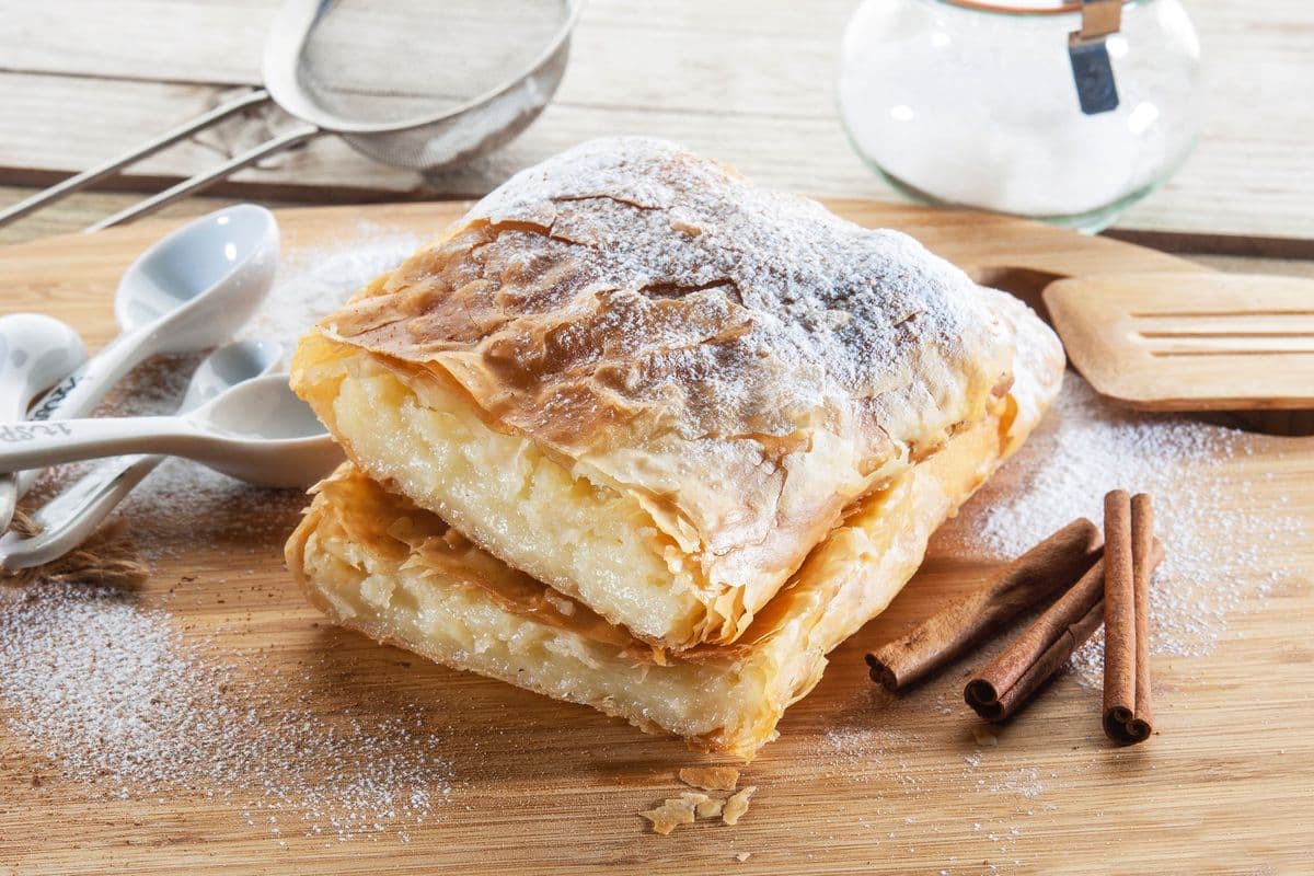 Homemade Bougatsa