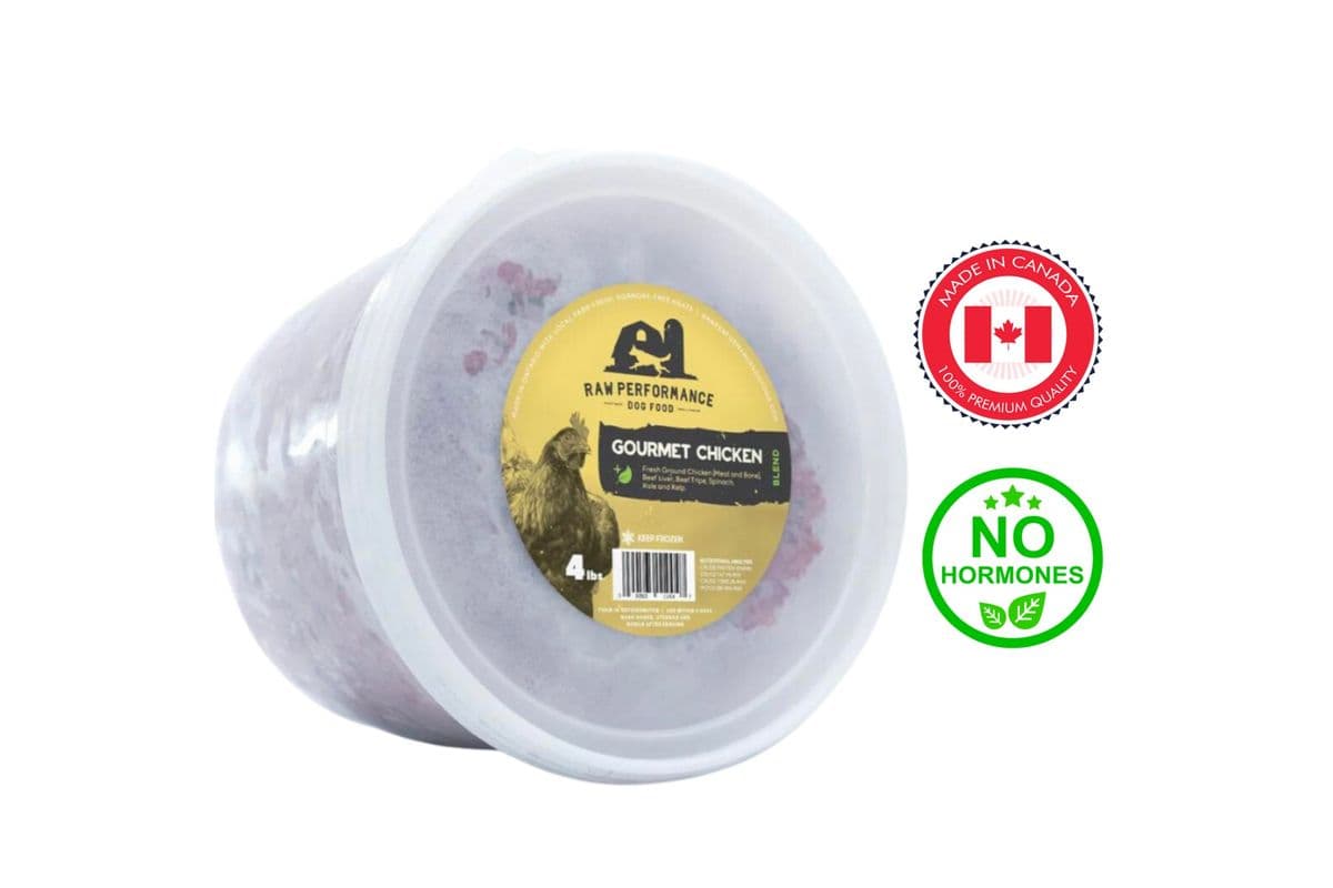 Raw Performance - Gourmet Chicken Raw Dog Food (4 lb)