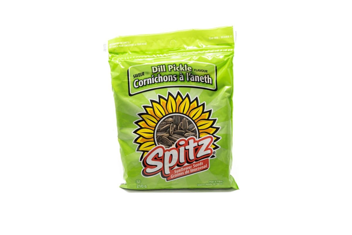 Spitz Sunflower Seeds Salted, Dill Pickle, Cracked Pepper (210 g)