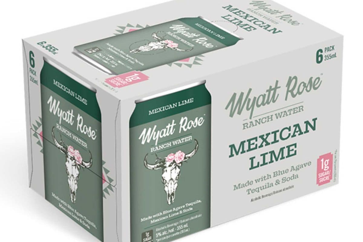 Wyatt Rose Ranch Water Mexican Lime (6 x 355 ml)
