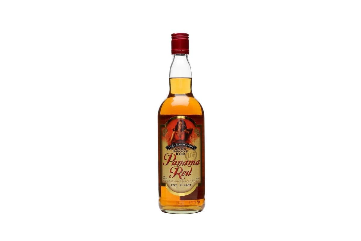 Panama Red 108 Over Proof Rum (750 ml Bottle)