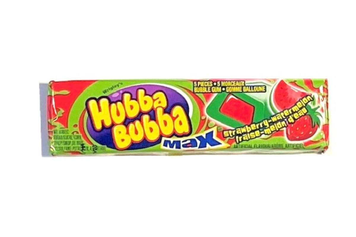 Hubba Bubba Fraise Melo / Strawberry Watermelon(5 ct)