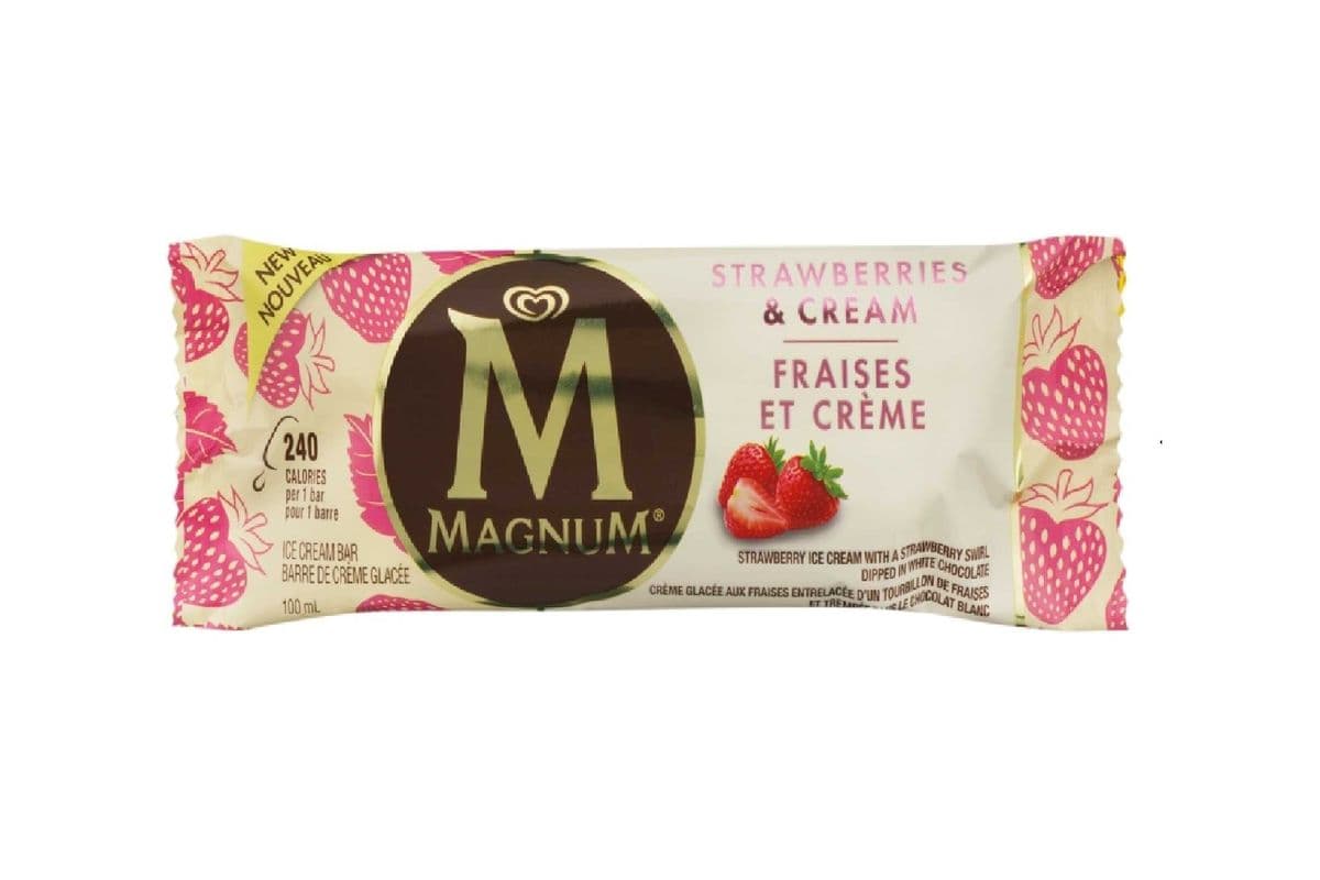 Magnum Strawberry & Cream