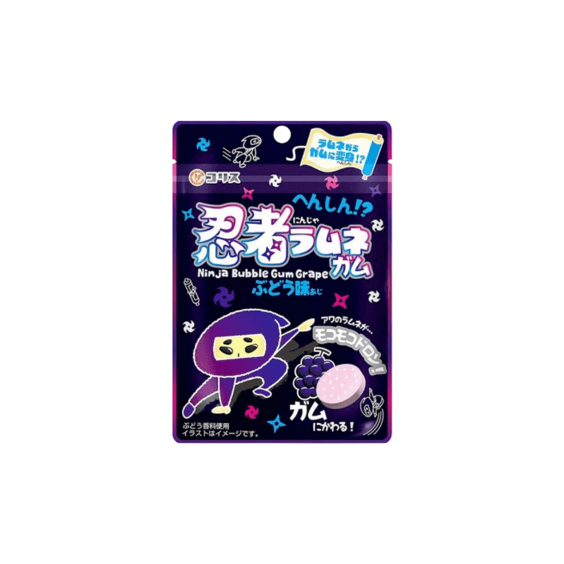 Grape Coris Ninja Bubble Gum - Japan (25g)