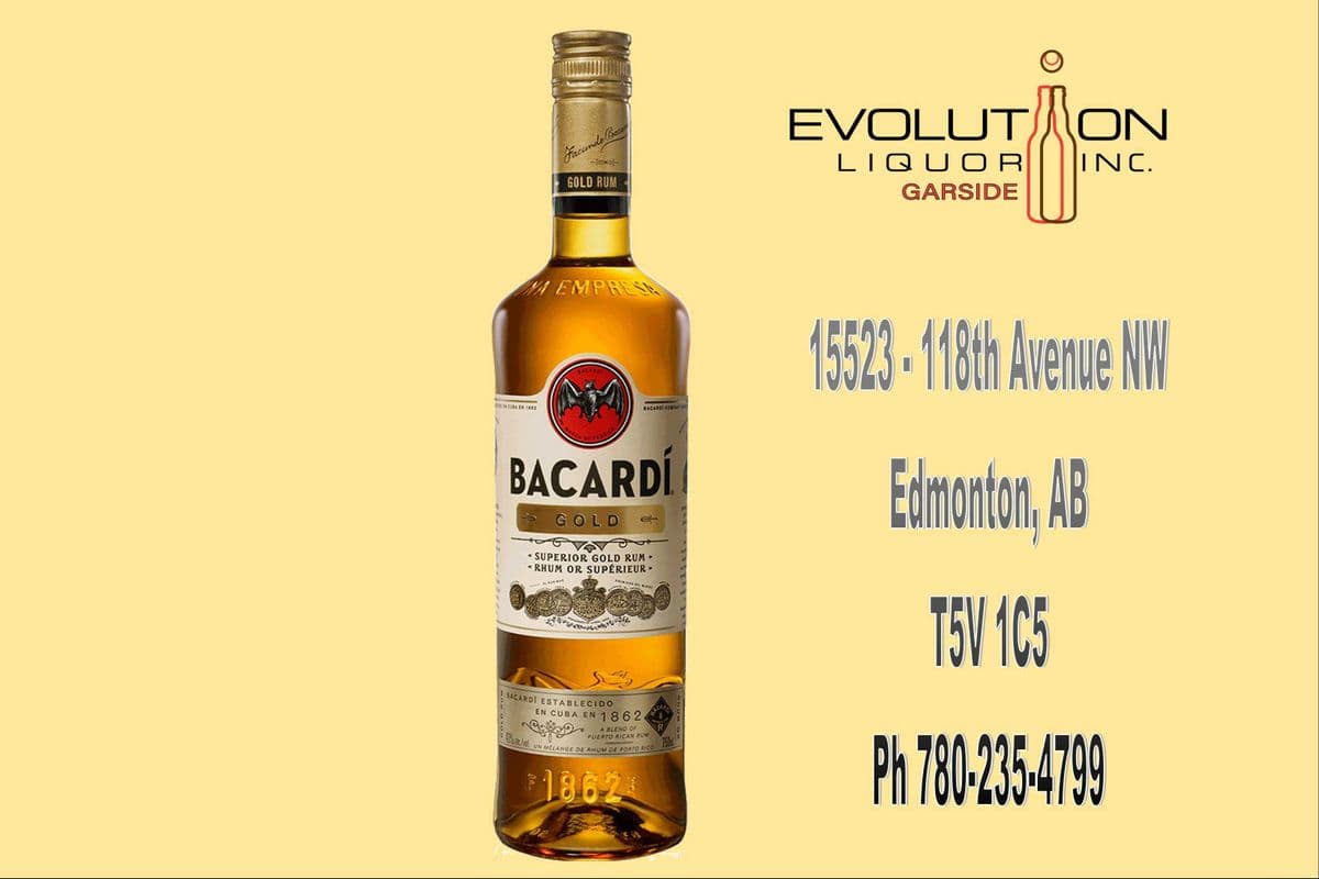 Bacardi Superior Gold Rum 0750G (1 x 750ml Glass Bottle)