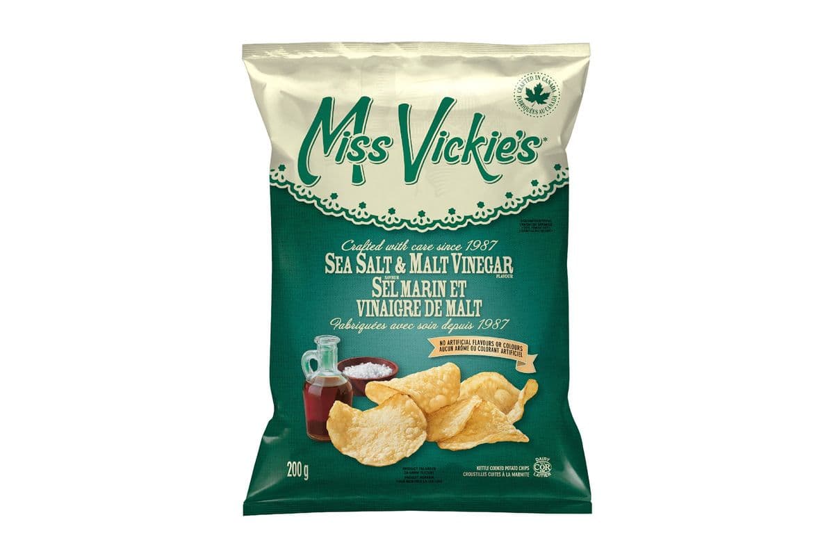Miss Vickie's Sel marin & vinaigre de malt (200g) 77126 / Miss Vickie's Sea Salt & Malt Vinegar (200g) 77126s