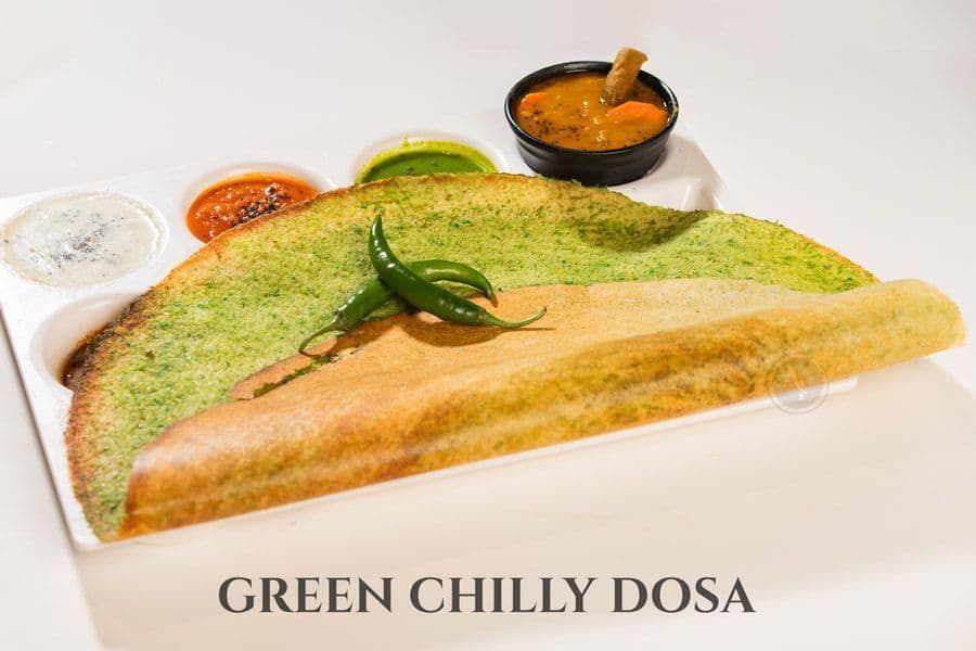 Green chilli Dosa