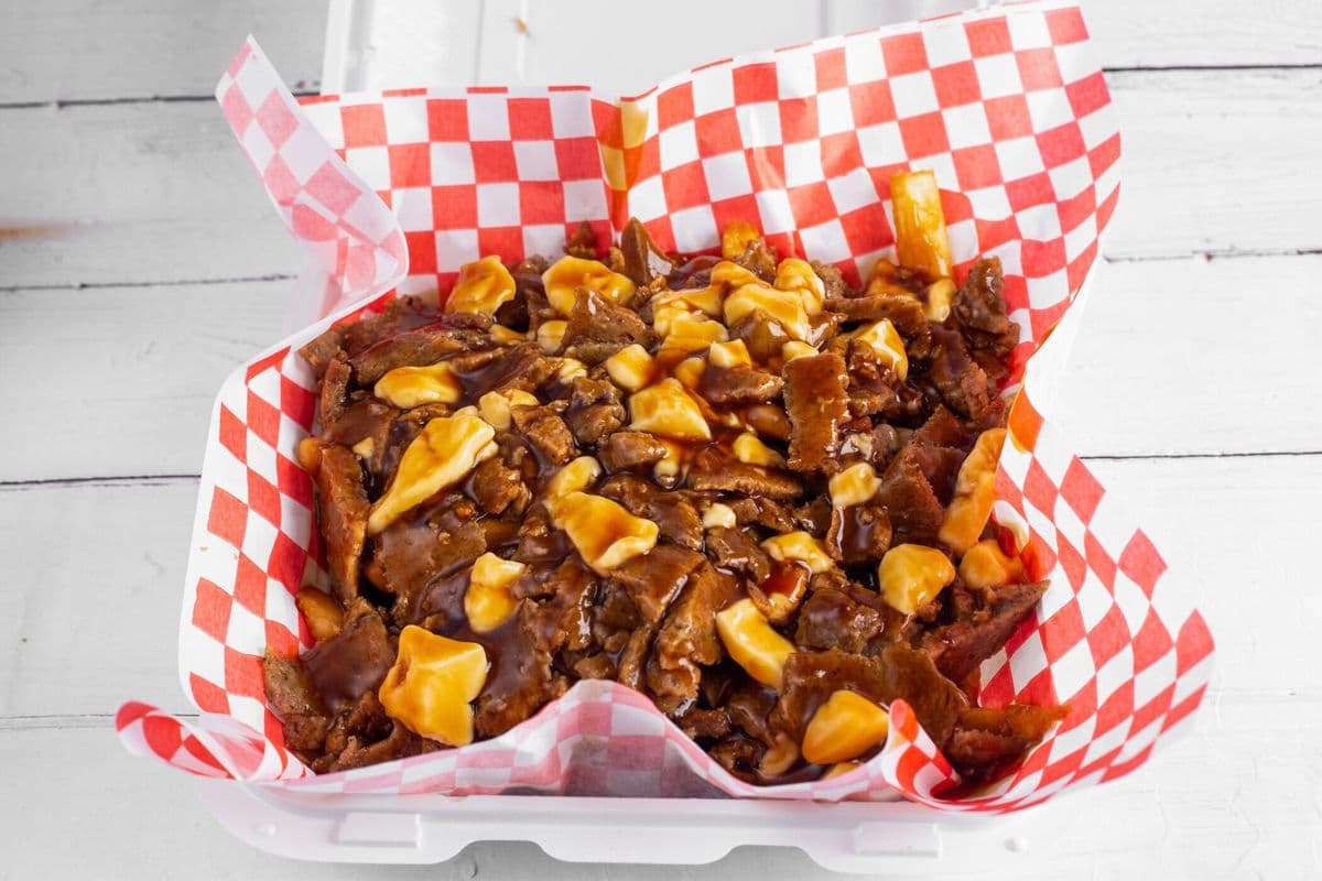 Beef Donair Poutine