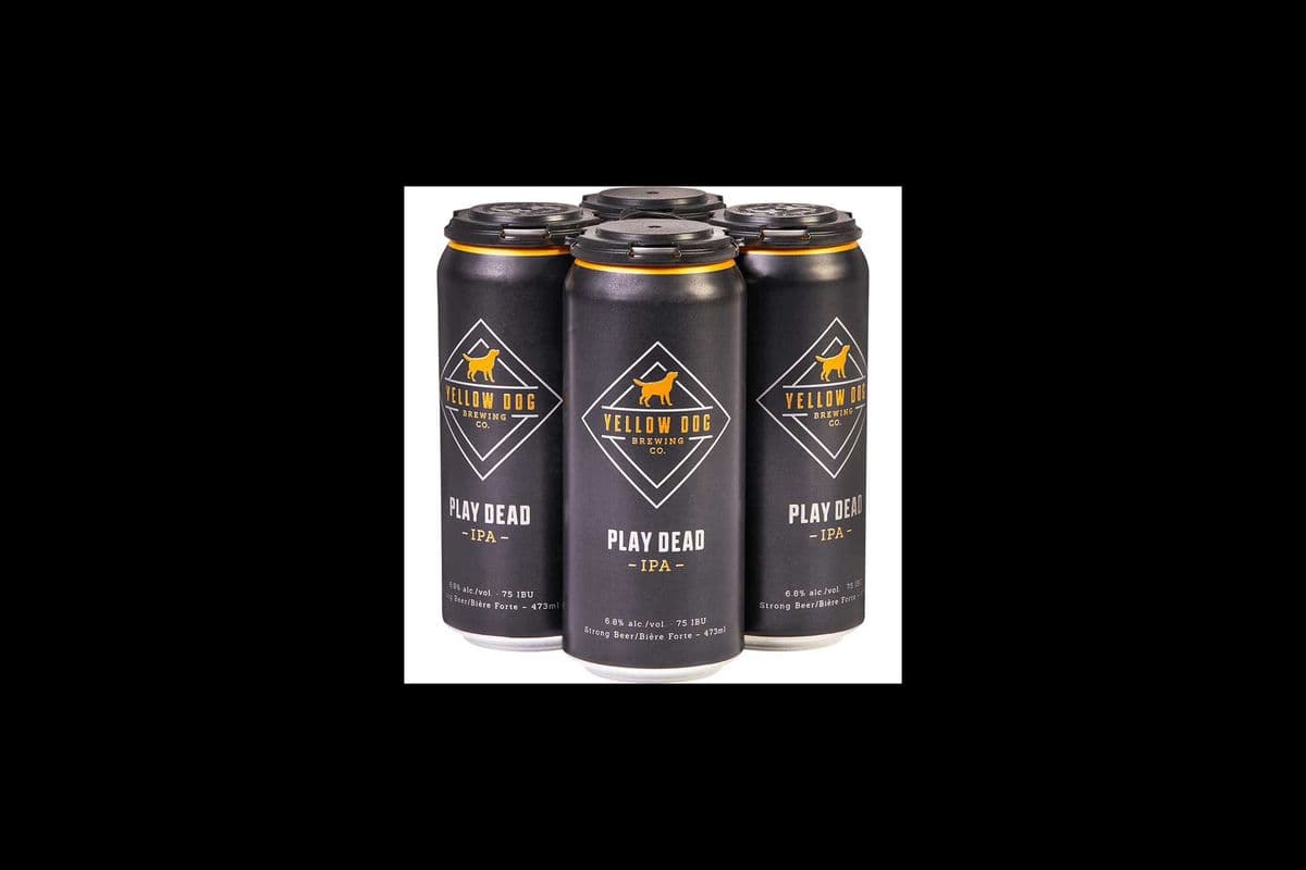 YELLOW DOG PLAY DEAD IPA - 4CANS (4*473ML) (4 x 4*473ML)