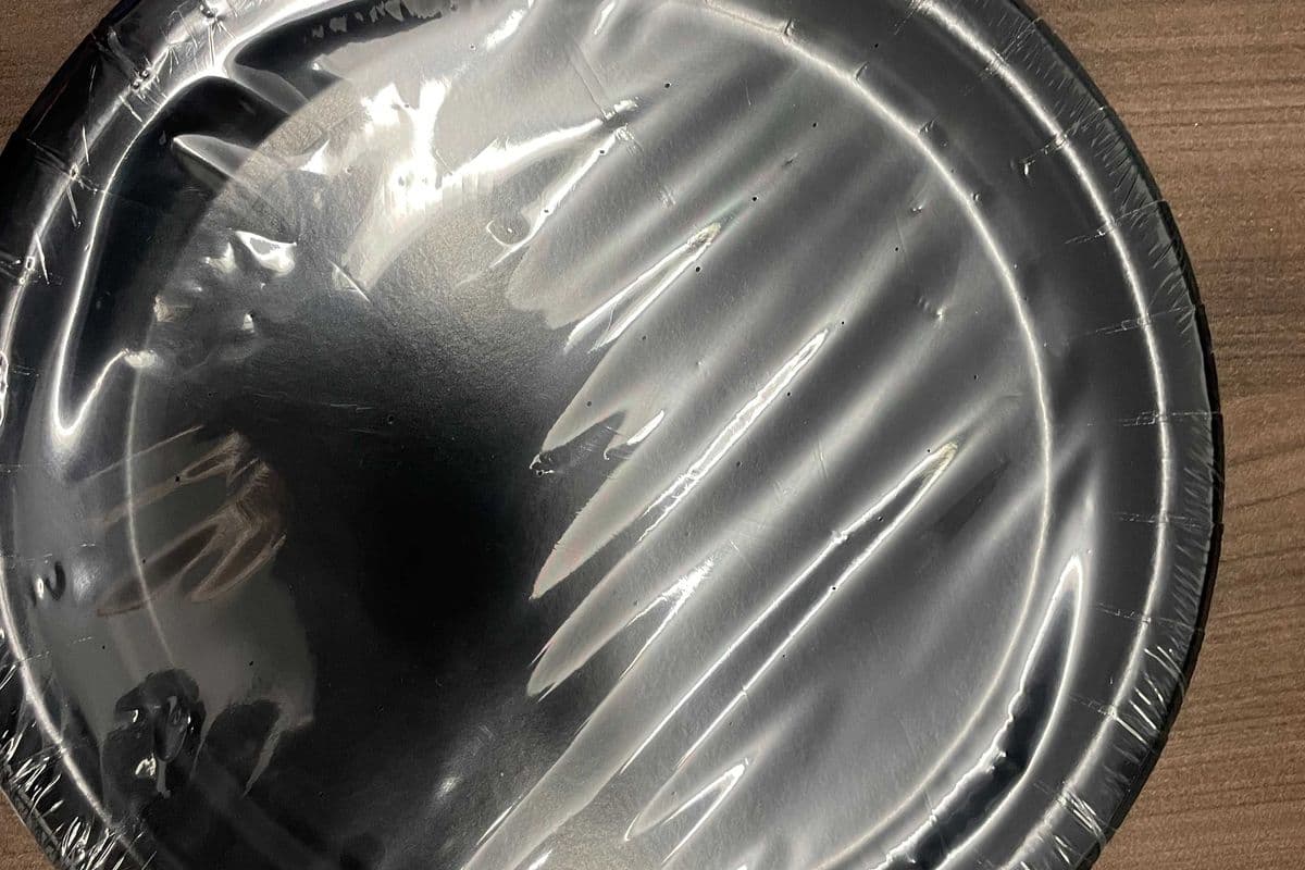 8 Midnight Black 9" Plates (8 Pack)