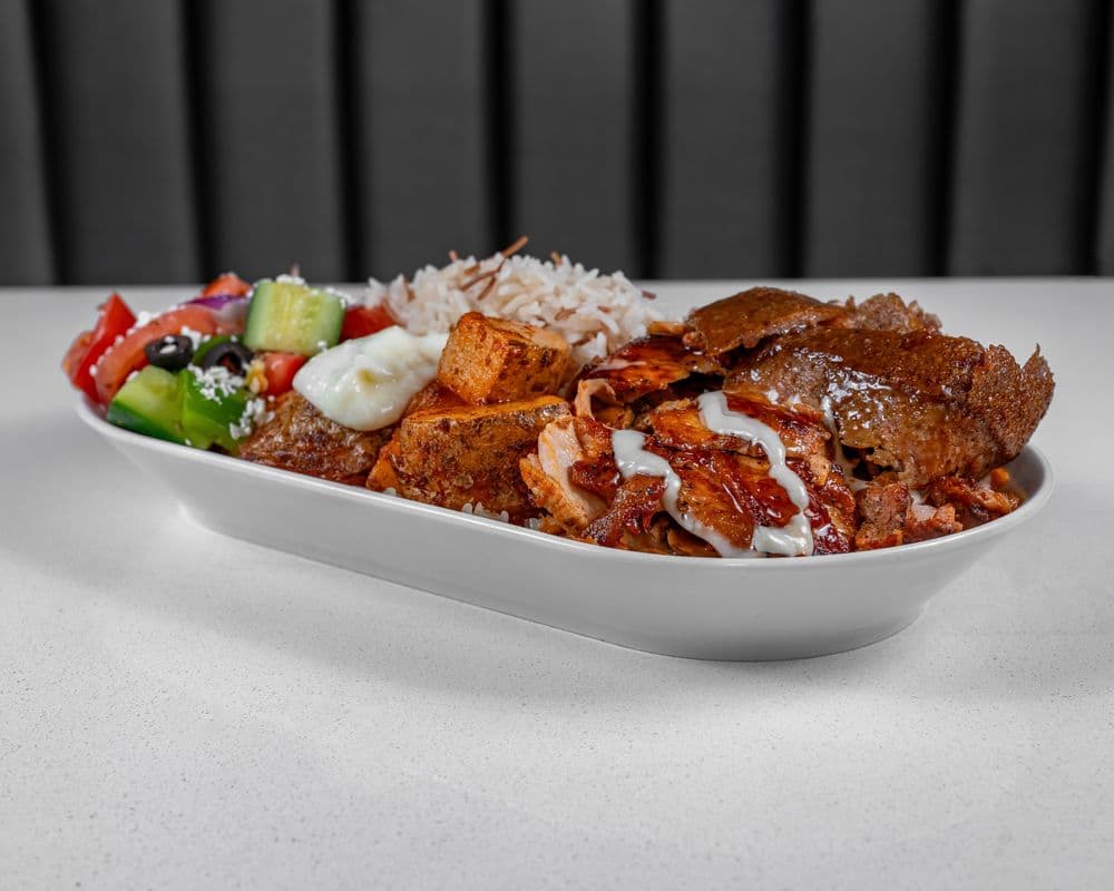 Mix Platter Chicken and Beef Donair #10