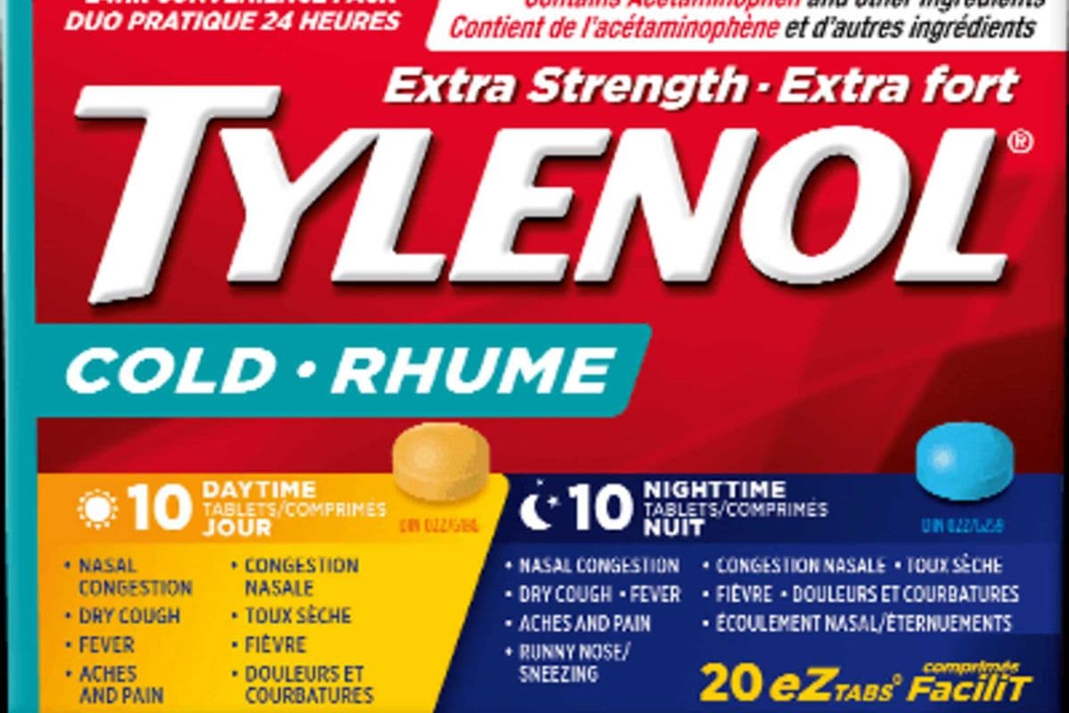 Tylenol Cold Day-Night( 20 pack)