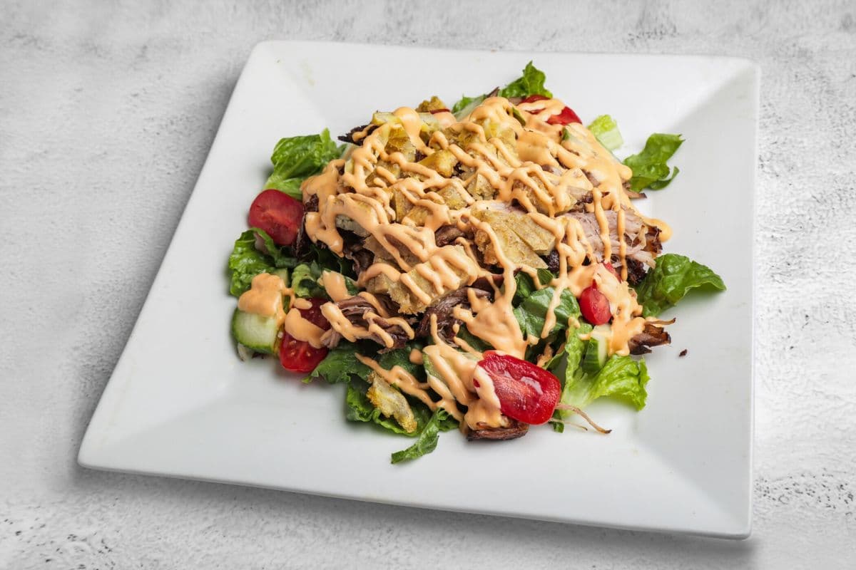 Salade au griot effiloché