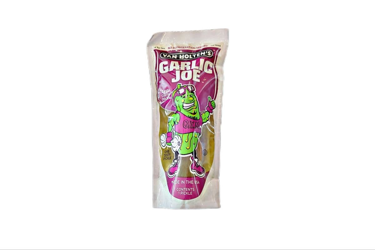 Garlic Joe Pickle in a pouch-van holten
