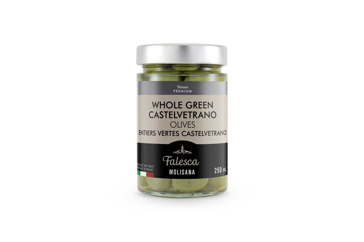 Falesca - Molisana Whole Green Castelvetrano Olives (250ml)