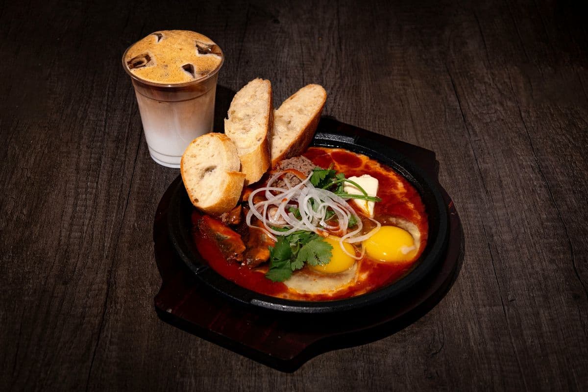 C2. Combo 2 | Pan Banh Mi Plus Classic Vietnamese Coffee (Hot Or Cold)