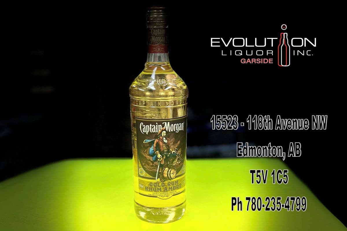 Captain Morgan Gold Rum 1140G (1 x 1.14L Glass Bottle)