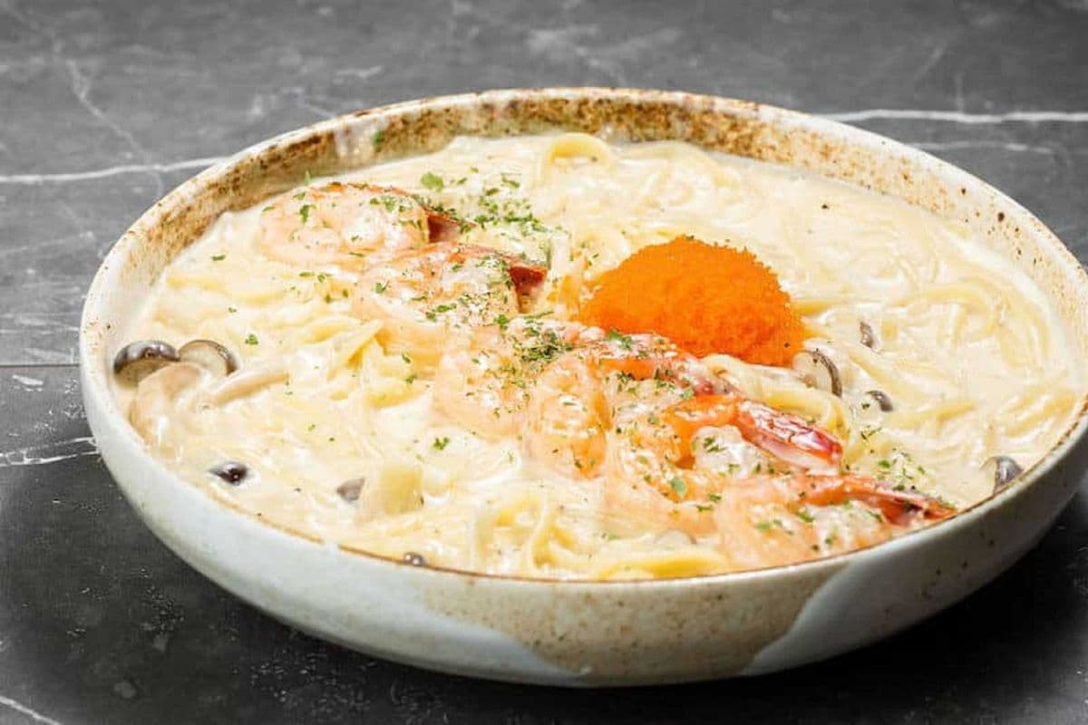 Mantaiko Tiger Prawn Linguine
