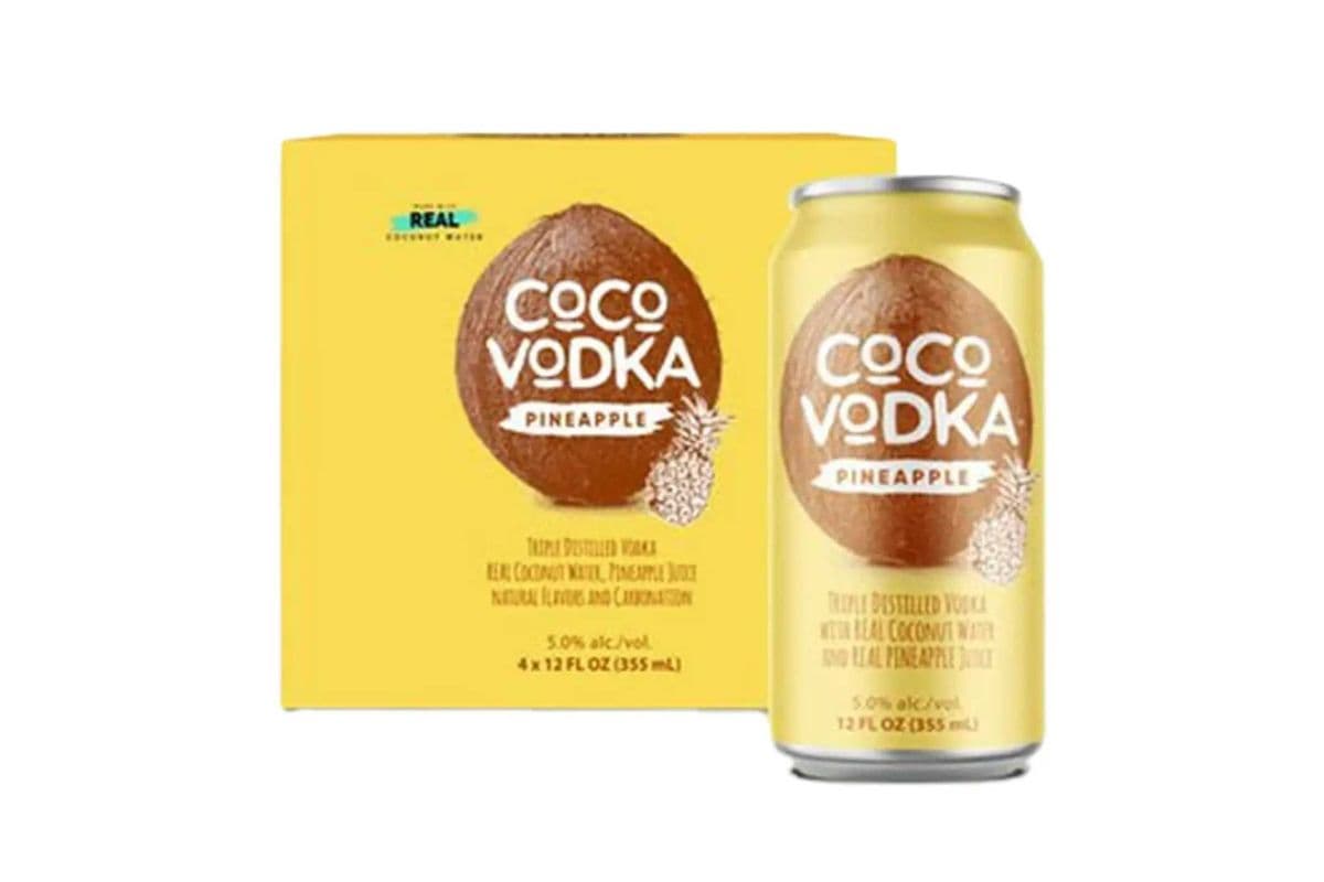 Coco Vodka Pineapple (4 x 355 ml Cans)