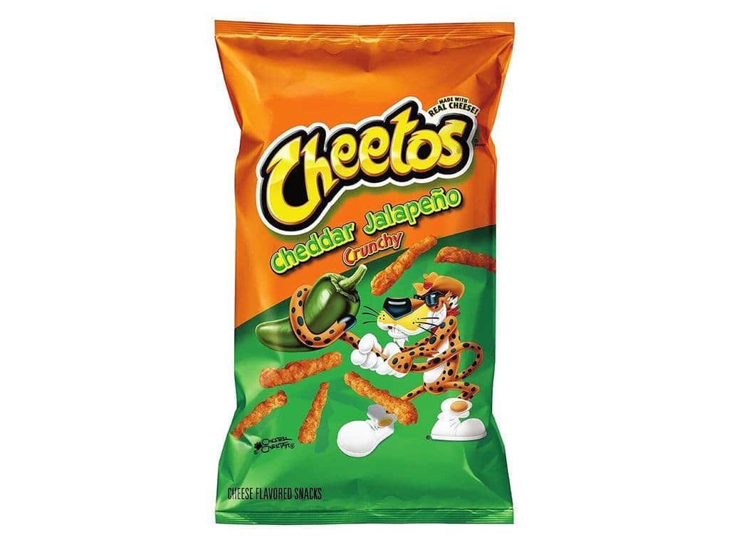 Cheetos Crunchy Jalapeno Cheddar Cheese Corn Puff Chips 285g