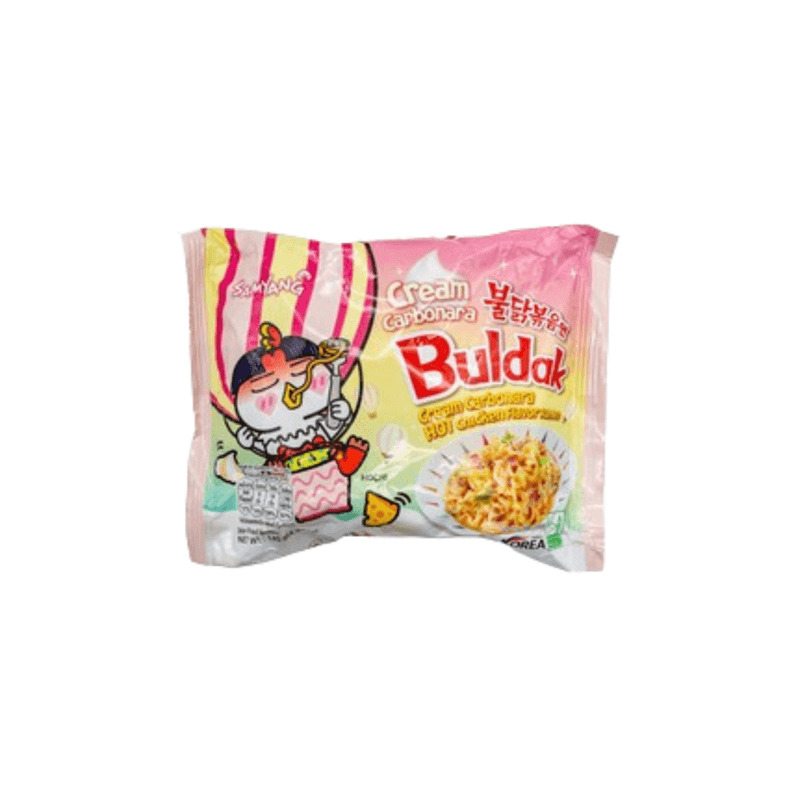 Samyang Buldak Cream Carbonara Stir-Fried Ramen - Korea (140g)