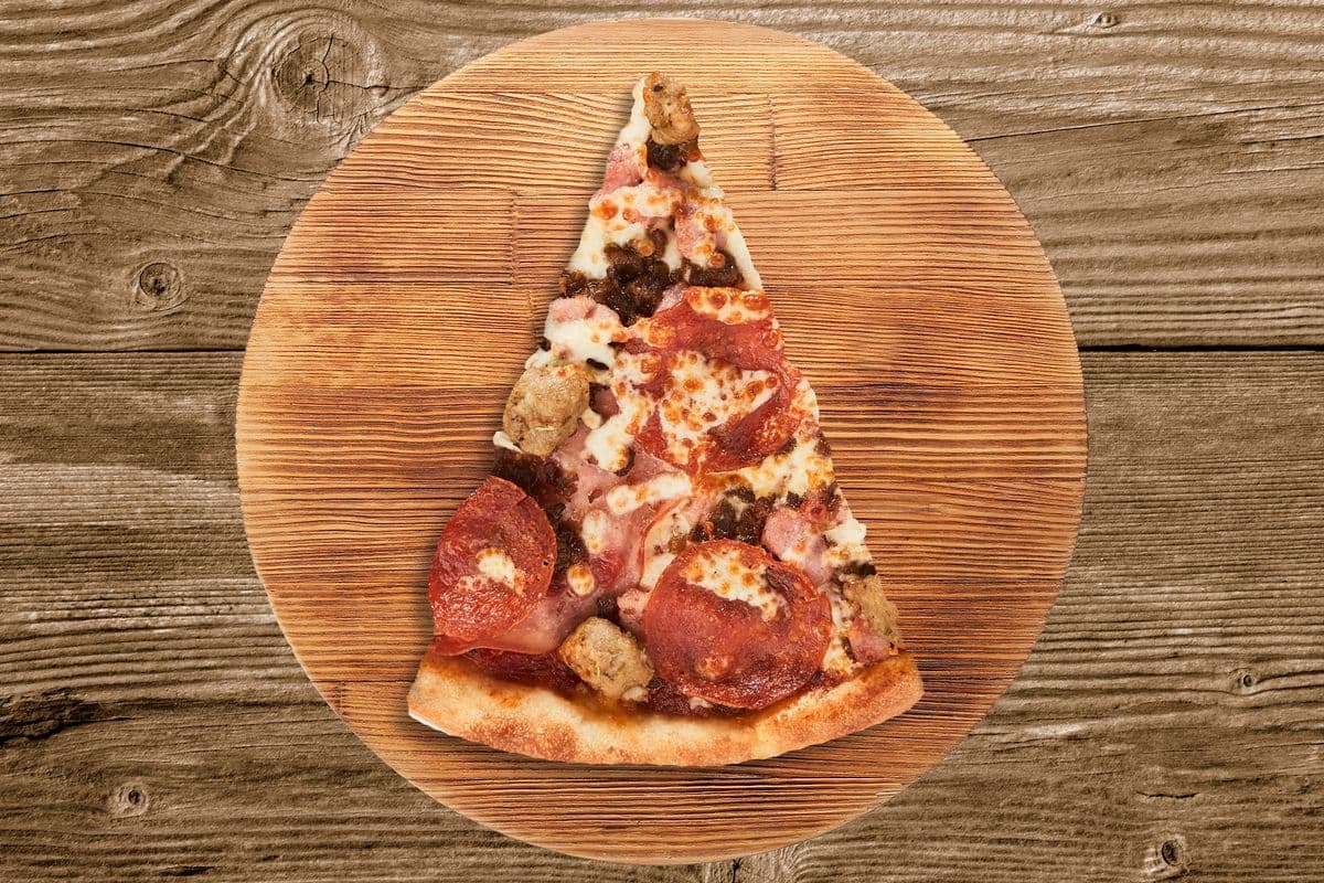 Meat Lovers Feast Pizza Slice