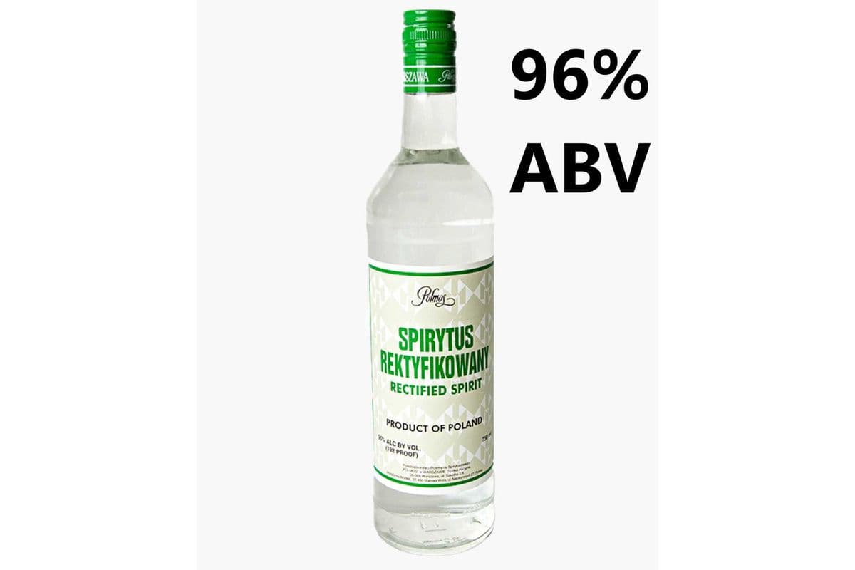 Polmos Spirytus Rektyfikowany - Rectified Spirit 190 Proof (750 ml) Poland (1 x 750 mL)