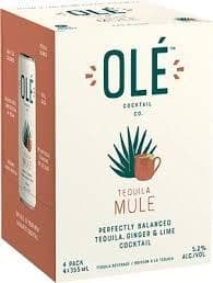 OLE COCKTAIL TEQUILA MULE 4 CAN (4 X 355mL)