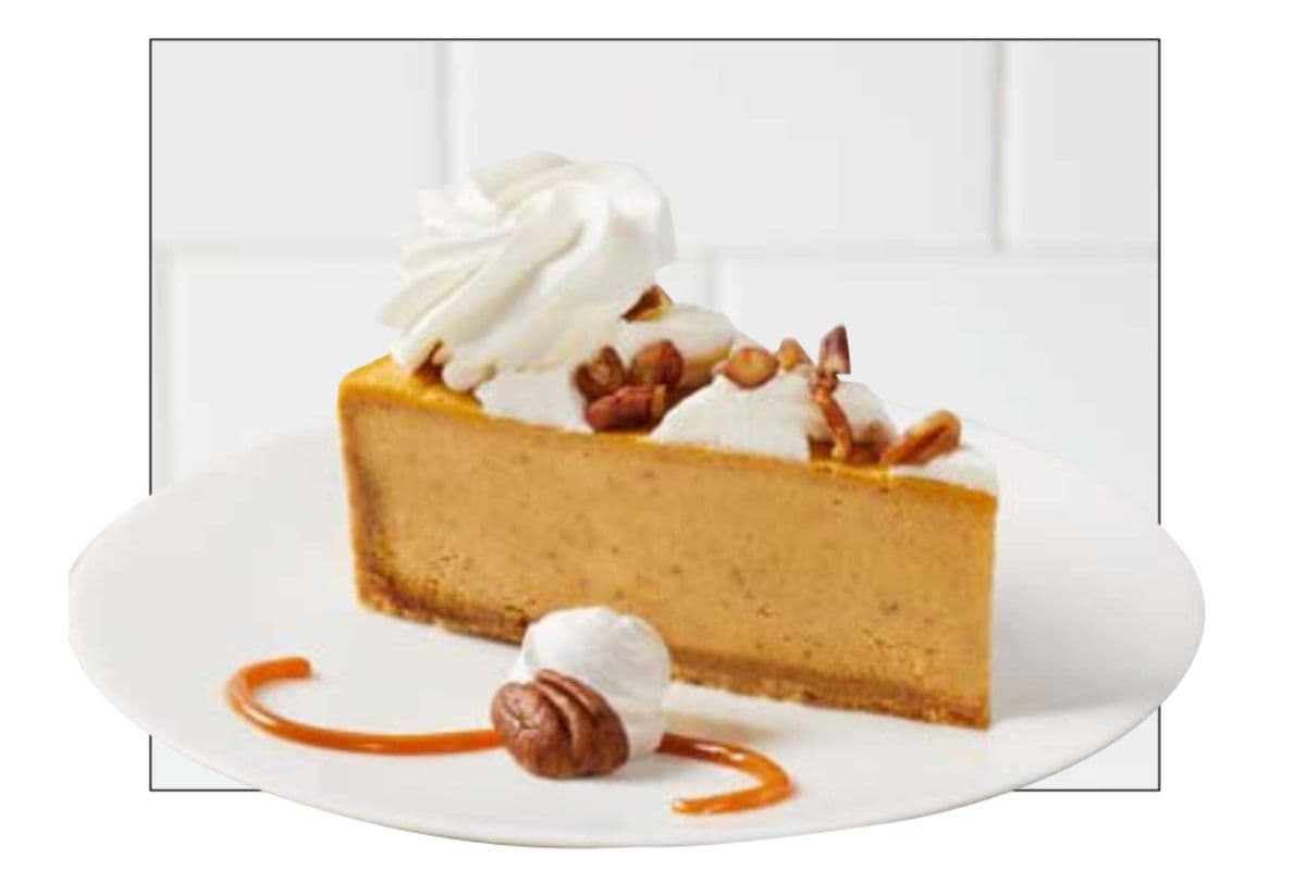 Pumpkin Cheesecake Slice