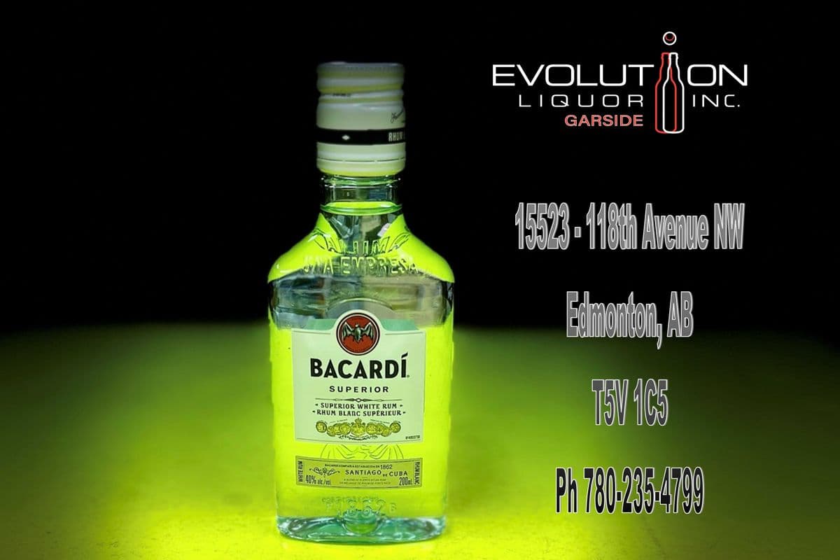 Bacardi Superior White Rum 0200P (1 x 200 ml Plastic Bottle)