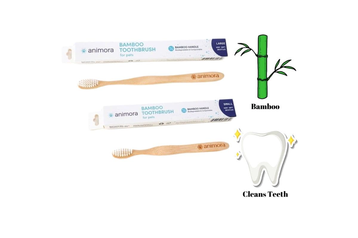Animora - Bamboo Angled Toothbrush - Small