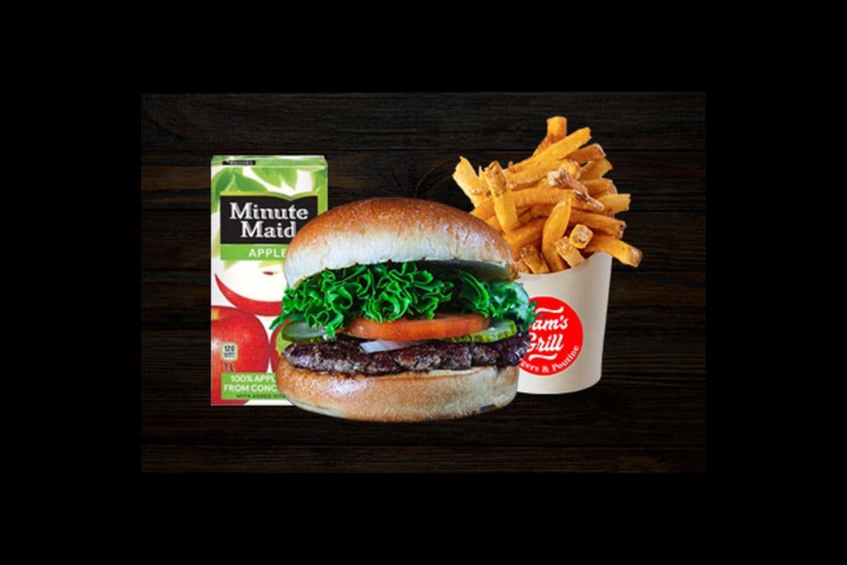 Junior Burger Fries & Juice Box
