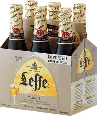 LEFFE BLONDE 6 BOTTLE (6 x 330ml)