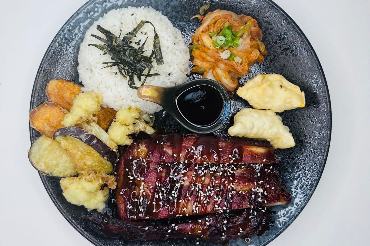 C13. BBQ Rib Bento Box