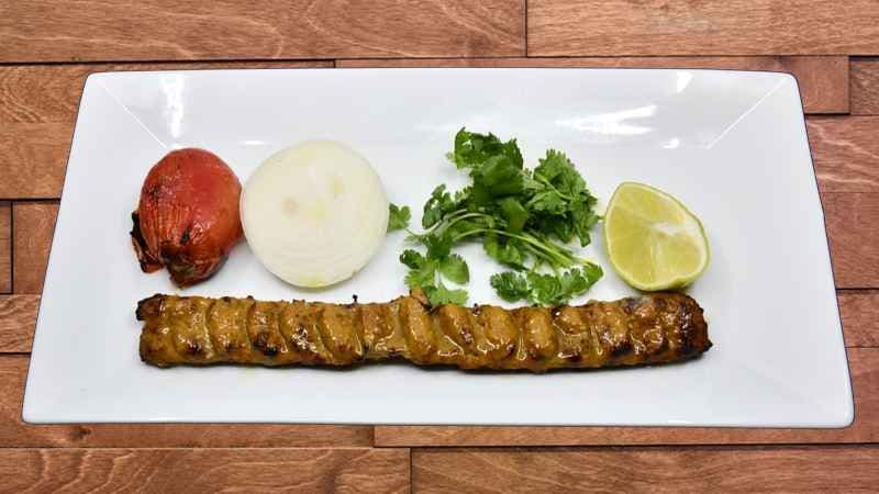 Saffron Kebab Skewer