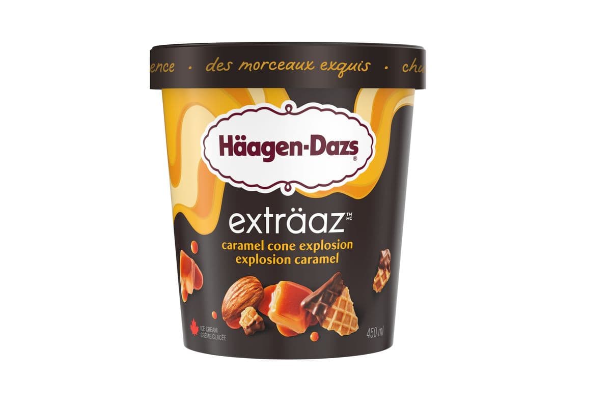Haagen-Dazs Caramel Cone Explosion Extraaz (450 ml)