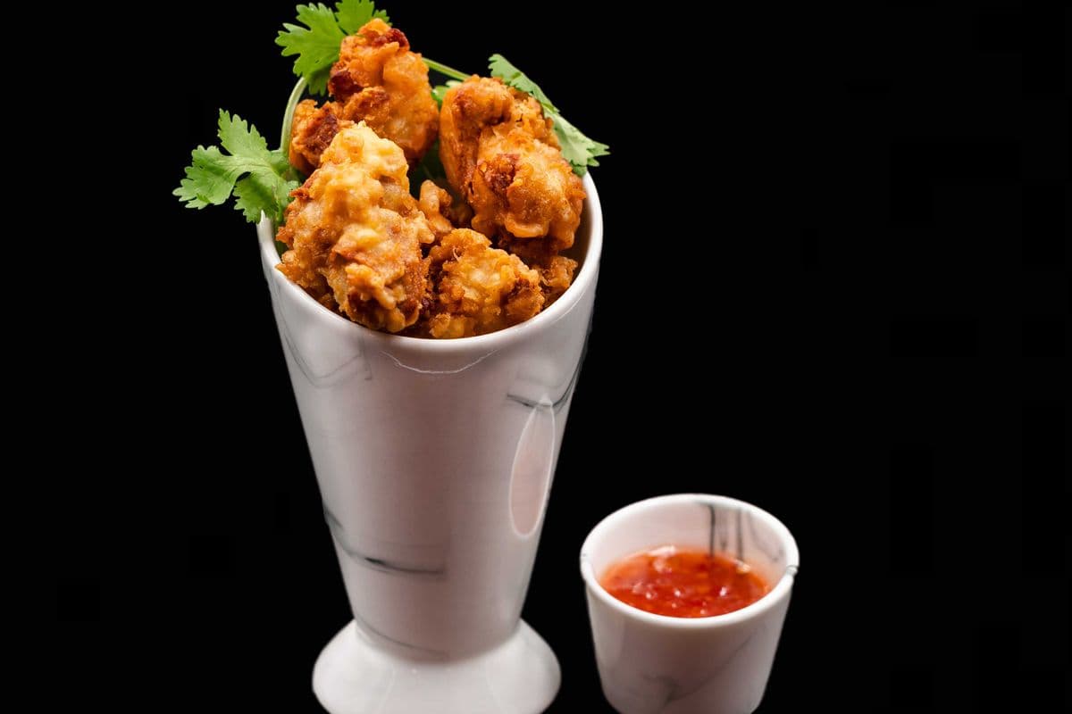Poulet croustillant à l’ail (sauce aigre-douce)