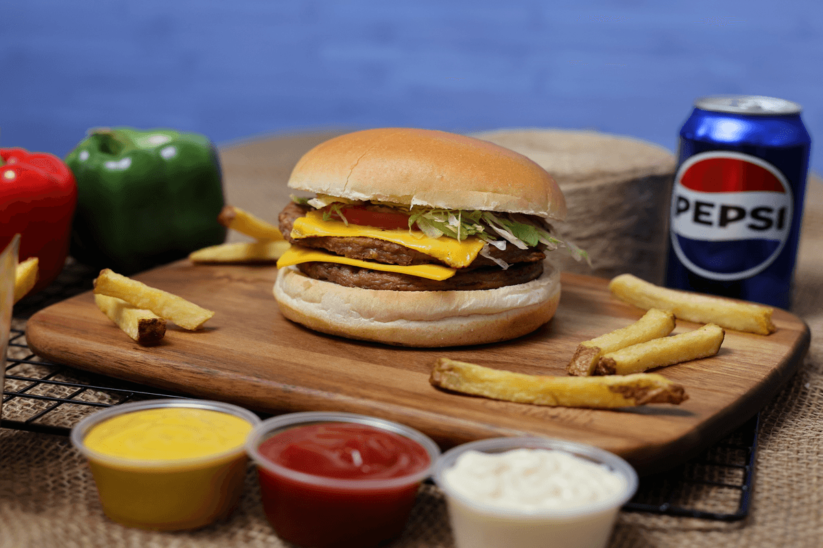 Big Pit Double Cheese Burger