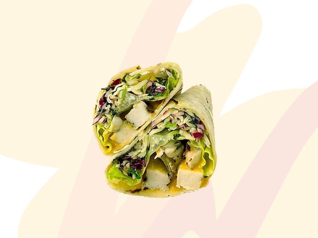 Wrap taco au poulet grillé