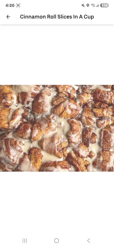 Cinnamon Roll In A Cup
