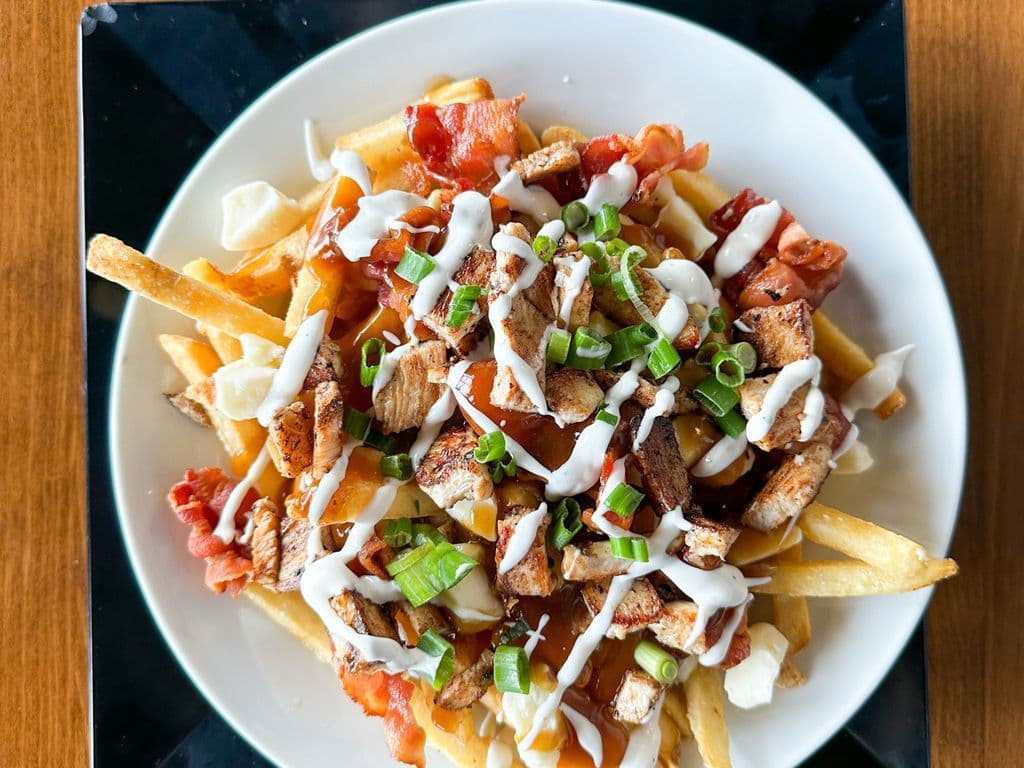 Chicken Bacon Ranch Poutine - Brooklyn Deli