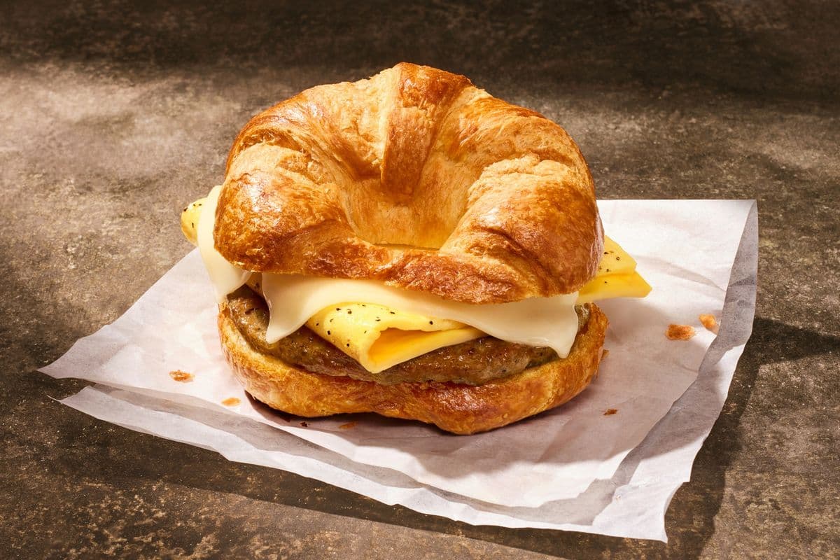 Croissant Sausage Egg Cheese