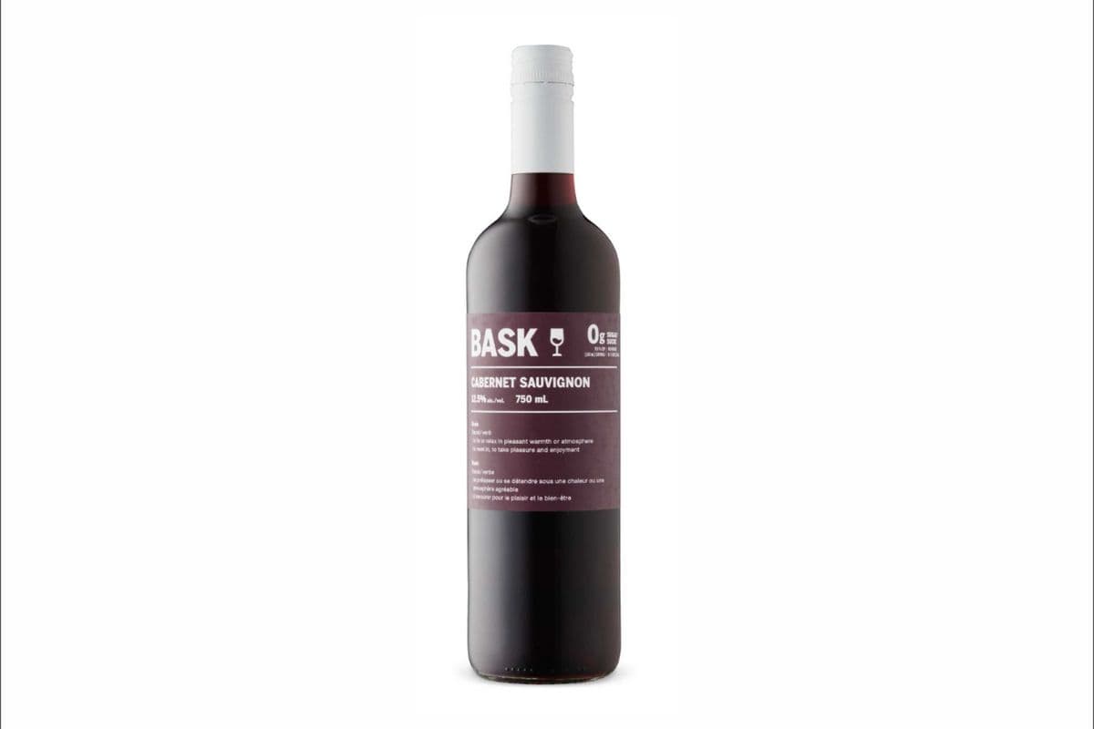 BASK Cabernet Sauvignon Low/No Sugar Wine 750ml (1 x 750ml)