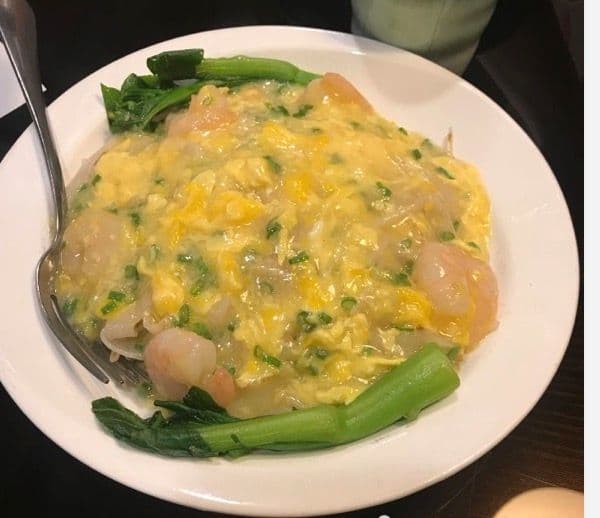 ScrambleEggWithPrawnRiceNoodle 滑蛋鮮蝦仁炒河