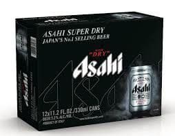 ASAHI SUPER DRY 12 CAN (12 x 330ml)