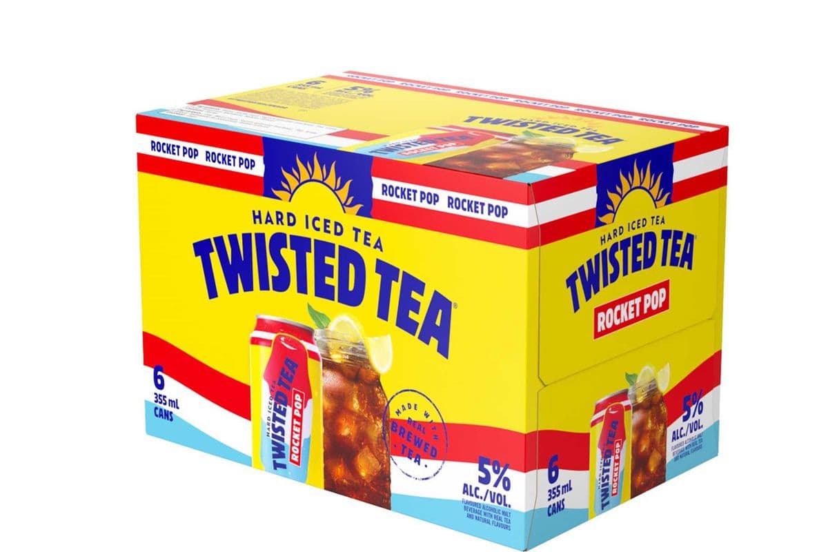 TWISTED TEA ROCKET POP 6 CANS (6 x 355 ML)