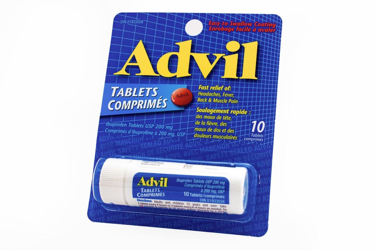 Advil Tablets Vial (10 x 200mg) (200g)