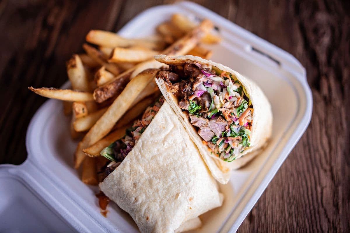 Jerk Pork Wrap Combo